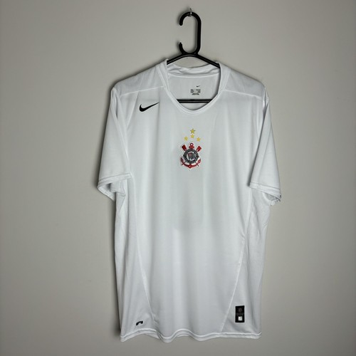 Corinthians Football Shirt Jersey 2004/05 Home #10 (TEVEZ) (M) 1256