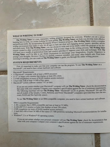 WRITING TUTOR - A Step-by-Step System - CD - Opened but never used !!! - Picture 3 of 6