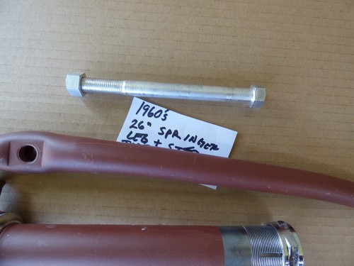 Schwinn 1960's Springer Fork Legs, Steer Tube & Pivot Bolt/Nut - Picture 14 of 16