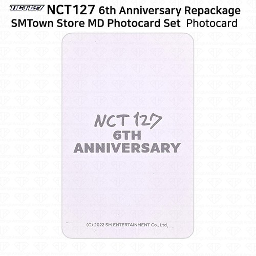 NCT127 6th Anniversary Repackage Photocard Set SMTown Official MD KPOP K-POP - Picture 59 of 84