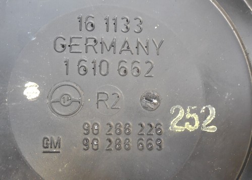 Opel Omega A Diamante Cubierta 4 Radios Volante Cuero 1242058 - GM 90344209 - Imagen 3 de 6