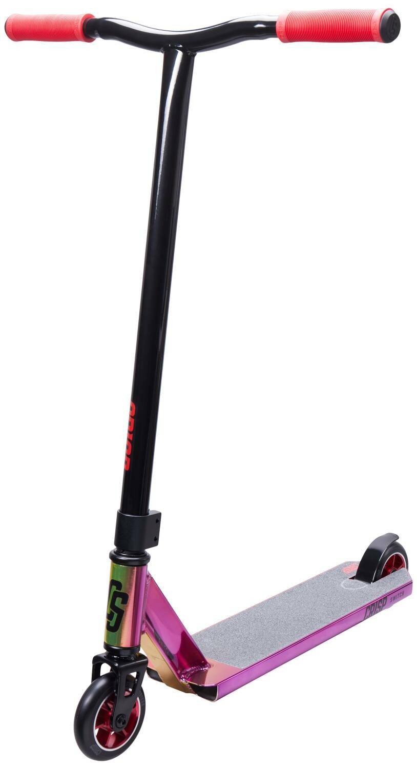 Details zu Crisp Unisex Scooter Switch 2020 Stunt (Purple/Red/Black) Auf Lager