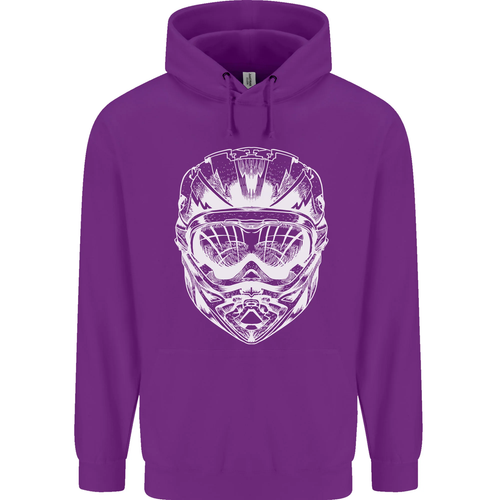 Downhill Mountain Biking Helmet DH MTB Childrens Kids Hoodie