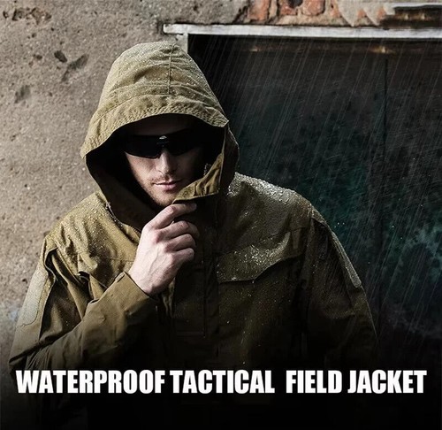 Lo último Reino Unido/Ejército de Estados Unidos Invierno/Otoño Impermeable Chaqueta de Campo Táctica - Imagen 3 de 18