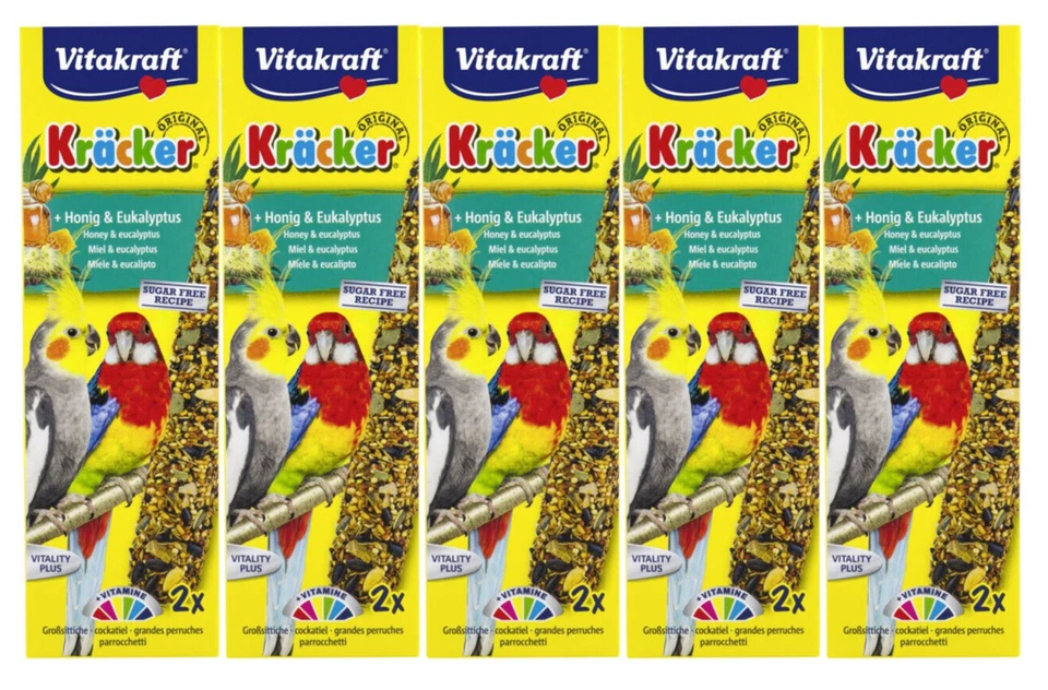 Vitakraft Kräcker® Honig & Eukalyptus 5x 180 g