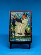 2025 Topps Heritage Jasson Dominguez #453 Chrome Burgundy Speckle Refractor