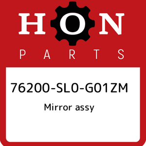76200-SL0-G01ZM-Honda-Mirror-assy-76200SL0G01ZM-New-Genuine-OEM-Part