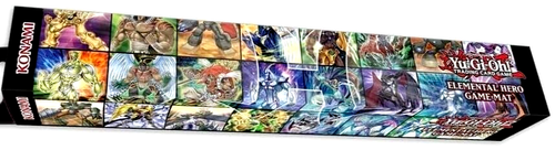 Elementarhelden Spielmatte Playmat Yu-Gi-Oh Spiel-Unterlage Elementarheld Neu - Picture 3 of 3