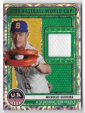 Nickolas Oliveira 2023 USA Stars & Stripes Fireworks Jersey #U18-NKDO Rookie RC