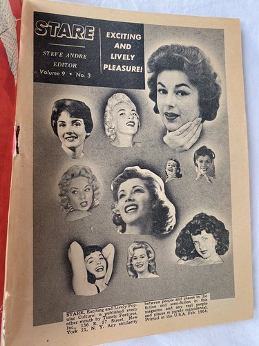 Rare 1964 STARE Magazine Vol.9 # 3 Fair Condition - Picture 4 of 4