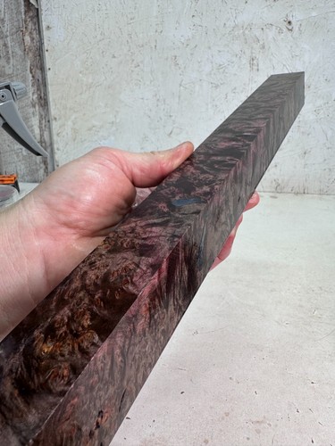Stabilized Maple Burl Pool Cue Blank | SMB 998 - Picture 4 of 10