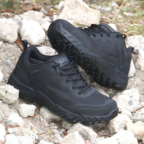 MAGNUM SHOES WATERPROOF OUTDOOR TURN CAMPING HIKING SHOES HIKING BLACK-