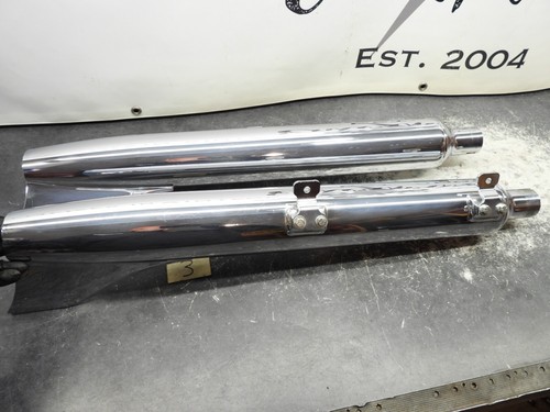 Harley Heritage Softail Springer FLSTS OEM Mufflers #3 2828 - Picture 7 of 15
