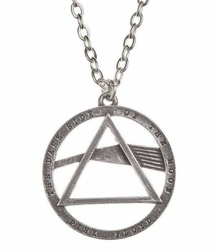 Pink Floyd: Dark Side, Prism Pendant Necklace, Music, Rock Band, Alchemy England - Picture 1 of 4