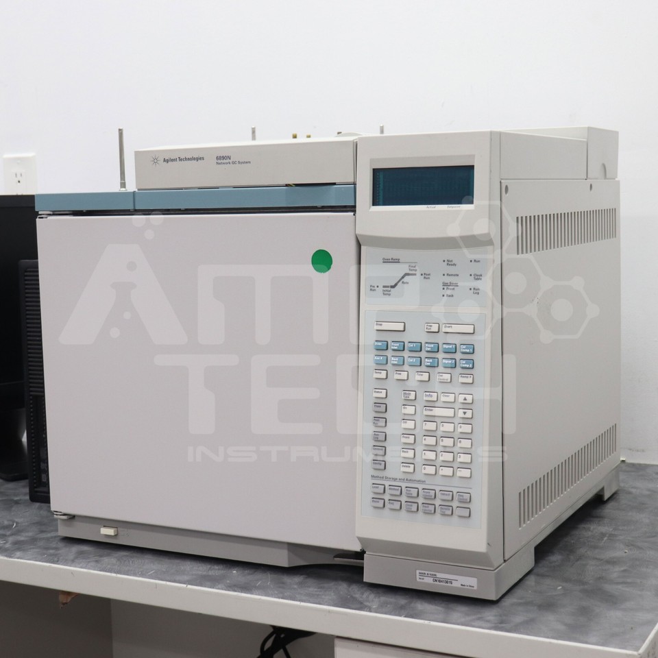 GC FID Dual Flame Ionization Detector, Split / Splitless Agilent 6890N ...