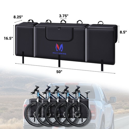 Heckklappe Fahrradpolster für 2/5-Fahrradträger Pickup Truck Bett Heckklappenschutz Abdeckung - Bild 15 von 48