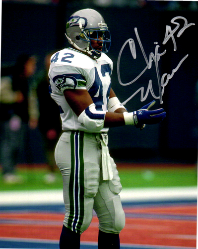 CHRIS WARREN NFL Seattle Seahawks Auto Autographed Signed 8x10 Photo - Picture 1 of 3