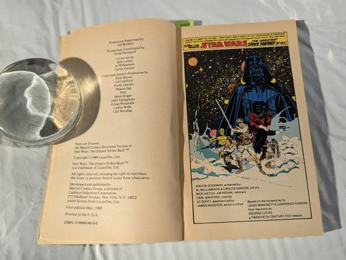 THE EMPIRE STRIKES BACK Vtg 1980 1st Edition Marvel Comics Illustrated Edition - Picture 4 of 5