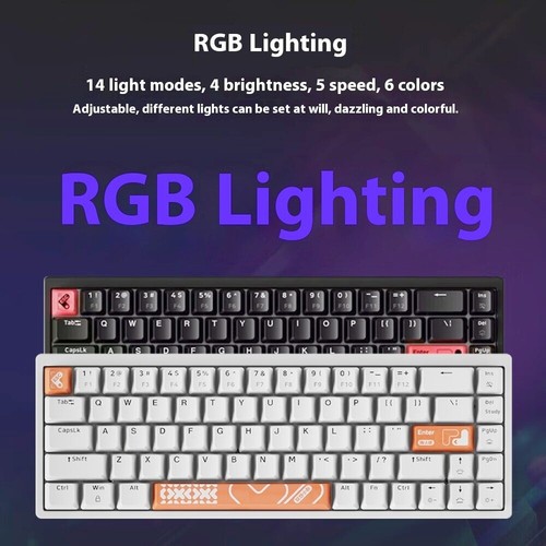 Original Lenovo K6X Magnetic Axis Backlit Gaming Wired Keyboard 84 Keys English - Picture 6 of 12