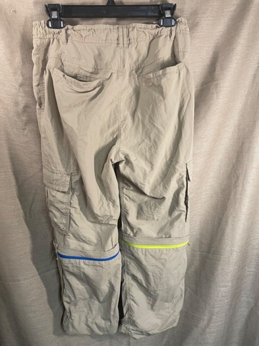 REI Boys XL 18 Zip off Pants / Shorts 100% Nylon Boy Scout Tan - Picture 17 of 22