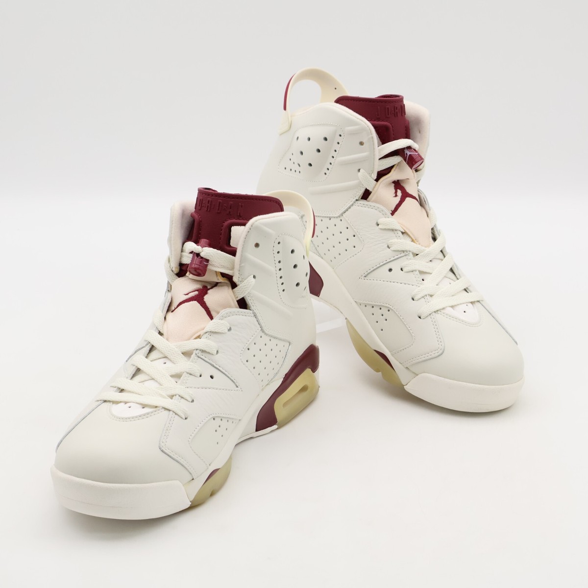 Air Jordan 6 ホワイト/バーガンディ　ワイン 384664-116 Nike Air Jordan 6 Retro Maroon White Red Cream