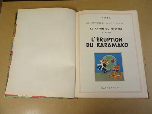 BD EO HERGÉ 1952 / LES AVENTURES DE JO, ZETTE ET JOCKO - L'ÉRUPTION DU KARAMAKO - Bild 5 von 9