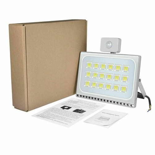 Proiettore LED con rilevatore di movimento/spina 10W-500W esterno faretto faro IP67 - Foto 11 di 24