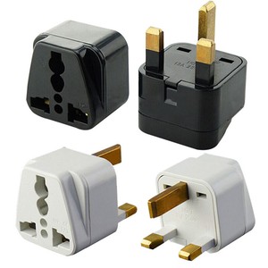 Mini Us Usa To Uk Ireland Uae British 3 Pin Square Plug Adapter Type Image Is Loading Mini Us Usa To Uk Ireland Uae British