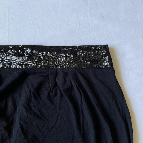 Forever 21 S Top Y2K Sequin Strapless Tube Backless Open Stretch Black 00s Club - Picture 9 of 21