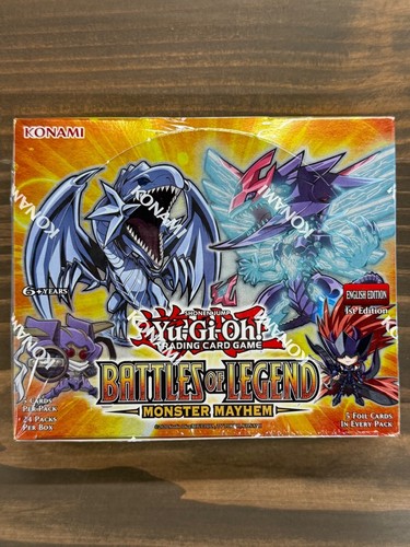 Yugioh Battles of Legend: Monster Mayhem Booster Box 1st Edition 24 Packs! - 第 1/1 張圖片