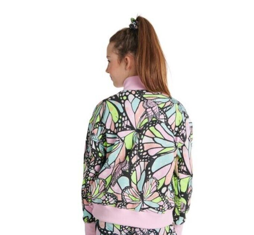 Justice Girls Collection X Long Sleeve Half Zip Pullover, Multicolor Size XS(5/6 - Picture 3 of 3