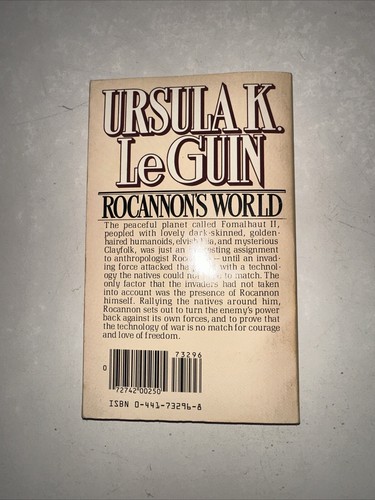 Rocannon’s World Ursula K. Le Guin Ace SF Books Paperback 1984 - Picture 2 of 3