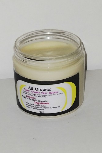 All Organic Super Growth Hair Butter/Moisturizes/strengthens/promote growth 6oz - Picture 10 of 10