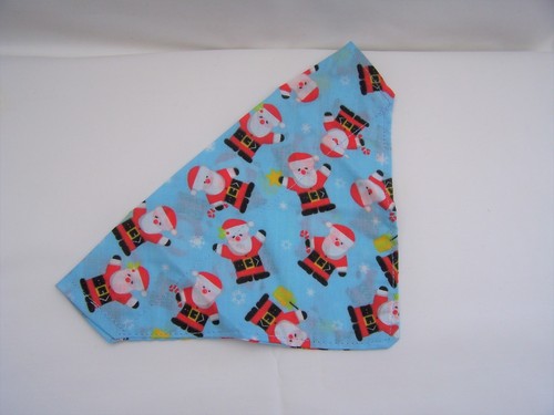 Handmade Christmas dog bandanas slide/slip on collar Gifts costume neckerchief - Picture 5 of 6