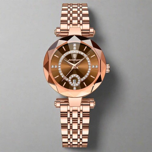 Luxury Watch For Women High-Quality Diamond Quartz Waterproof poedagar watch - Picture 7 of 13