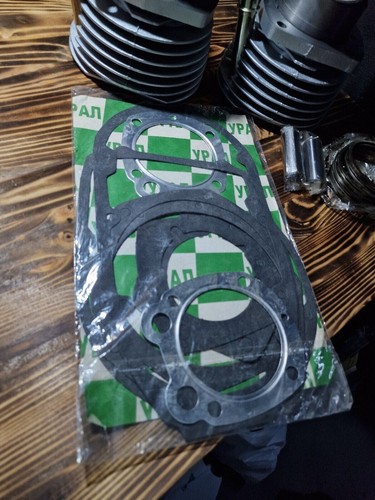 2 cylinders with piston rings bolt URAL 650 ccm УРАЛ cylinders pistons set NEW - Bild 4 von 8