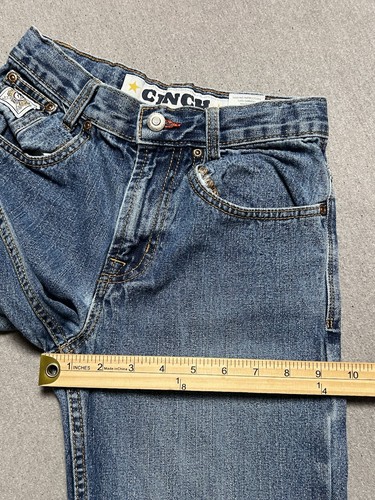 Cinch Jeans Youth Boys 14S White Label Medium Wash Western MB12881002 - Picture 10 of 13
