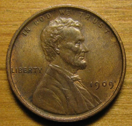 1909 VDB LINCOLN WHEAT CENT PENNY FROM COIN COLLECTION ROLL LOT S SET AND ALBUMS