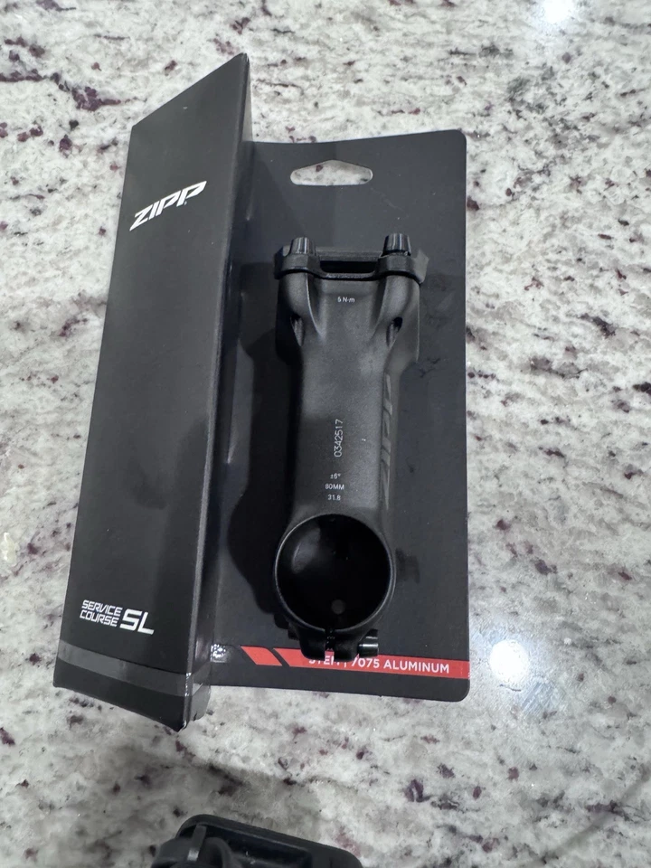 Vástago Zipp Service Course SL-OS 90 mm 6° 1-1/8"-1-1/4" aluminio negro Foto 3 de 3