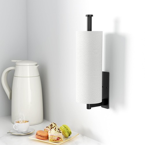 Paper Towel Holder Under Cabinet - Stainless Steel Paper Towel Holder Wall Mo... - Picture 2 of 7