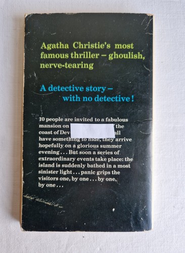 Agatha Christie Ten Little N**** 1968 Fontana Sixth Print Paperback Book Vintage - Picture 5 of 17