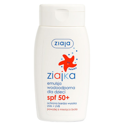 Ziaja Ziajka Sonnenschutzlotion für Kinder, wasserfest, LSF 50+, UVA + UVB, 125