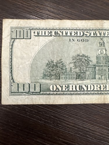$100 CASH - $100 Dollar Bill - United States note USD - Lot 3830A - Picture 6 of 8