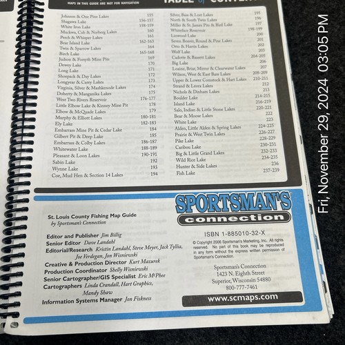 Minnesota St. Louis County Fishing Maps Guidebook - Picture 8 of 8