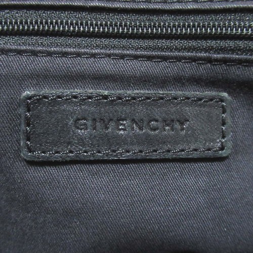 GIVENCHY Black Leather Nightingale 2-Way Shoulder Handbag with Gold Metal #GY105 - Picture 10 of 10