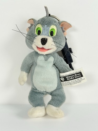 Vintage Warner Bros Brothers Tom & Jerry Plush KeyChain Studio Store 1999 - Picture 2 of 3