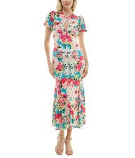 Taylor Womens Floral Maxi Dress