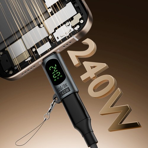 240W USB C Adapter 2er Pack für effiziente Spannungsüberwachung und Schnelllad - Photo 11/15