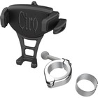 Ciro 50354 Constrictor Phone Holder - Black - Chrome 1-1/8in. | 1-1/4in. Handleb