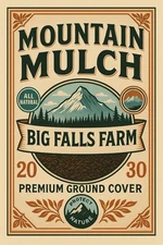 Worm Castings w/ Mountain Mulch & Humus/15 Lb Box, Bedding & Soil Conditioner,